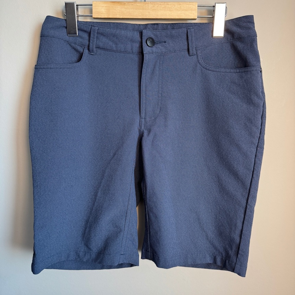 Pearl Izumi Men's Blue Performance‎ Golf Shorts Size 30 Zipper Pocket Preppy